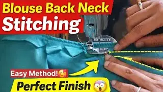 Tailoring class 3/Trending & Stylish பிளவுஸ் Back Neck Design/Fashion/Tailoring #AariandCraftWork 