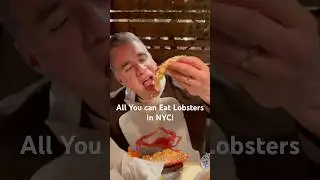 All you can eat lobsters in NYC! #nyc #nycfoodie #nycrestaurants #datenight #seafood #lobster #fyp