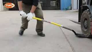 TUFX Strength test---Pro contractor spiked shovel