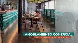 Dise&ntilde;o & Amoblamiento. GOTT. Sillas y sillones para restaurant boutique.  Dise&ntilde;o de autor.