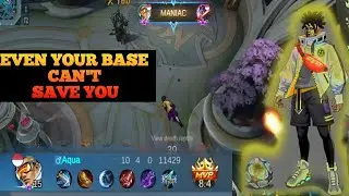 Bruno Gold Lane Gameplay | Maniac | MLBB 2021