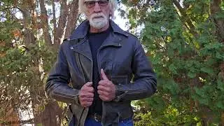 Vintage 1948 Sears Motorcycle jacket.