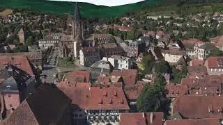 Flight over Wissembourg in 3D