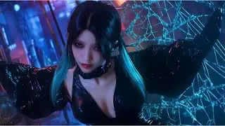 【Hard Techno】Be Free (Visualizer) - MEIRLIN x ZAA【AI Morphing】
