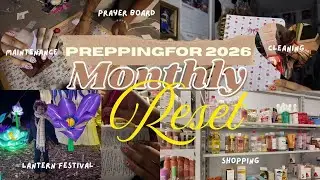 Monthly Reset💗: Cleaning, Making a Prayer board, & Shopping