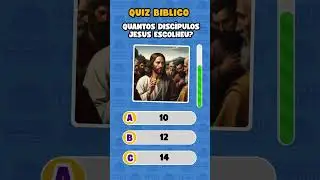 Poucos acertam essas perguntas sobre Jesus ✝️ #quizbiblico #quiz #biblia #fe