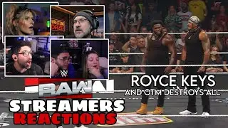 Royce Keys and OTM DESTROYS The Usos, LA Knight and Solo Sikoa | Streamers React #wwe