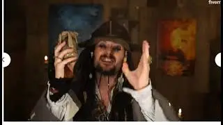 Have pirate captain jack sparrow greet you a happy birthday!