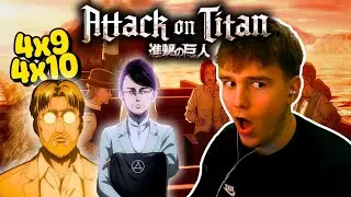 IT'S ALL GETTING REAL NOW! Attack on Titan 4x9 4x10 REACTION! First Time Watching!