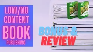 📚  This Is How To Start KDP Low Content Publishing 📚 - Passive Income Publishing Review and Bonus