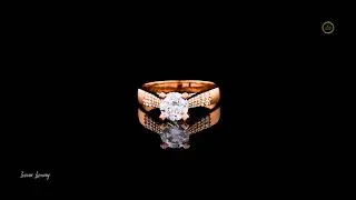 Elegant Lab Grown Diamond Solitaire Ring in Rose Gold &ndash; Engagement Ring USA | #IvevarLuxury #usa