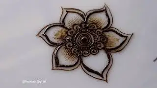Henna /mehndi Flower 🌼 