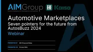 Automotive Marketplaces Webinar June 2024