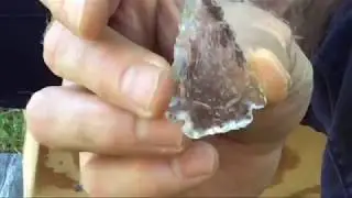 Flintknapping Glass Arrowhead Points With Minimum Tools