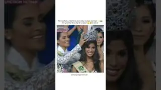 The first and only Indian 😱🇮🇳woman to win the Miss Earth crown Nicole Faria in 2010 #missearth2010
