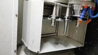 Настройка положений гнезд зонтиковой автосмены инструмента на ЧПУ SZGH-650 со стойкой NewKer 1000MD