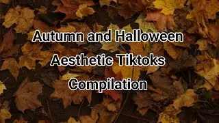 Whimsical Autumn/Halloween TikTok Compilation 🍂🎃