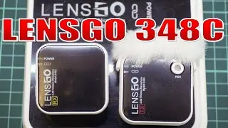 LENSGO 348c. Беспроводная микрофонная система с записью звука на карту памяти