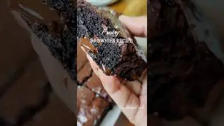 Fudgy Chocolate Brownies Recipe 👆💫😍 #brownie #ytshorts #shorts