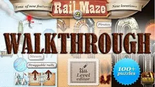 Rail Maze 2. Playthrough Level 21-40. (Android, iOS)