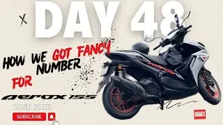 Process to Get Fancy Number for Aerox 155 🛵| MH 04 Thane RTO Full Guide💯 | Day 48