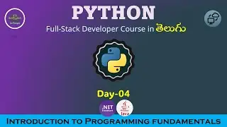 Day04 | Learn Python Programming in Telugu | Full Python Course | Step by Step 2025