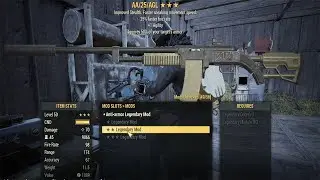 How to utilize legendary crafting in Fallout 76