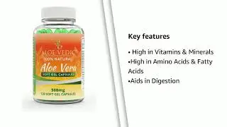 Aloe Vera Pills Uses |  Aloe Vera Gel Pill Benefits by AloeVedic