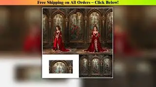 Enchanted Rose Window Backdrops Kids Baby Birthday Cake Smash Prop Child Photography Golden