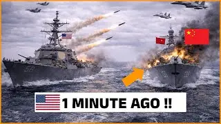 USA vs China Pacific Standoff: 135 Miles Apart, 12 Hours Tension