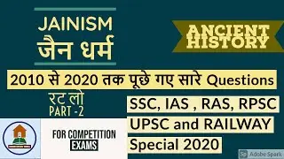 JAINISM | JAIN RELIGION ANCIENT HISTORY| PART- 2 |Static GK for Competitive Exams | Home Study India
