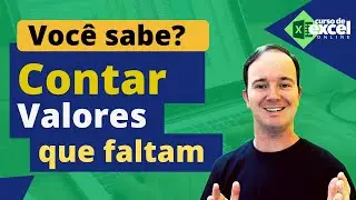 Como Contar Valores que est&atilde;o Faltando no Excel | Contagem Matricial