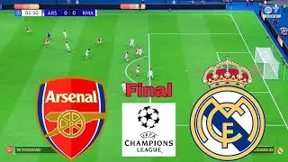 Arsenal vs Real Madrid | Uefa champions league 25/26 full match | Video Game simulation 