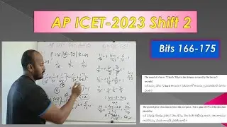 AP ICET 2023 Shift 2 Bits 166-175