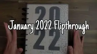 January 2022 Flipthrough | Multiple Planners | Happy Planner Frankenplanner