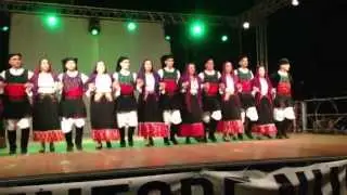 Gruppo folk di Irgoli - ballu brincu organetto Totore Chessa a Nuoro  2013 08 25