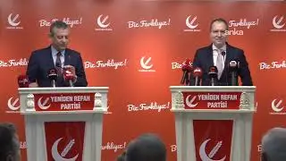 CHP Genel Başkanı Özgür Özel, Yeniden Refah Partisi Genel Başkanı Fatih Erbakan'ı ziyaret etti