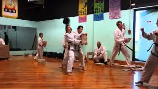 Board Breaking Black Belt Test