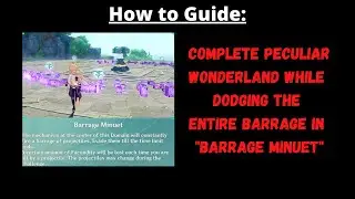 Complete Peculiar Wonderland while dodging the entire barrage in 
