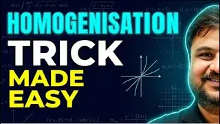 Homogenisation Trick Made Easy 😱 | Differential Equation + Linear Algebra | JEE 2026&ndash;27 | Anshul Sir