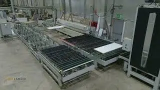 OTOMATİK KENAR BANDI DÖNÜŞ OTOMASYON HATTI                  AUTOMATIC WOOD DOOR EDGE BANDING LINE