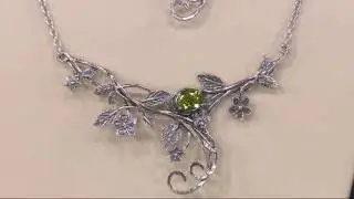 Sterling Silver 2.00 ct Gemstone Necklace by Or Paz on QVC