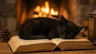 You&rsquo;ll Feel Calm in 30 Seconds Watching This Black Kitten Sleep 🐈📖.