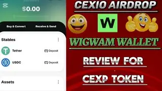 Cexio Airdrop:WIGWAM Wallet Review For CEXP Token Airdrop:Pre-qualification Process on BECEXY Portal