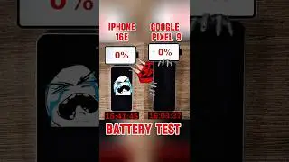 IPHONE 16E VS GOOGLE PIXEL 9 BATTERY 🔋 TEST?