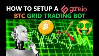 How To Setup FREE Gate.io Exchange Bitcoin Crypto Trading Grid Bot Strategy To Accumulate BTC