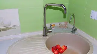 Распаковка смеситель кухонный GLOBUS LUX SUS-203L из Rozetka.