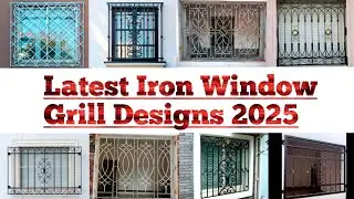 30+ Latest Iron Window Grill Designs 2025 | Stylish Silti Plus Window Grills for Homes