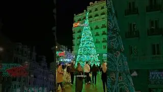🎄CHRISTMAS in MADRID 2024 - Nightlife in the Capital City of Spain #christmas #spain #travel #4k