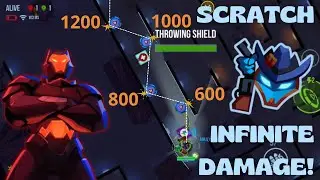 Multiple Bounces, INFINITE DAMAGE! Scratch TRICKS, GEARS and MODS in Bullet Echo! #Bulletecho